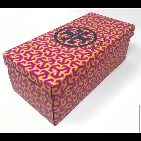 💛NWT in box TORY BURCH Elora slides yellow - Picture 5 of 8